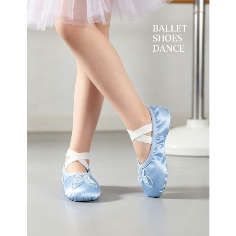 Embroidery Class - Sapatos de Dança para Meninas com