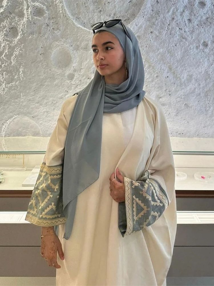 Embroidery Kebaya - Bordado Abaya para Mulheres Muçulmanas, Dubai