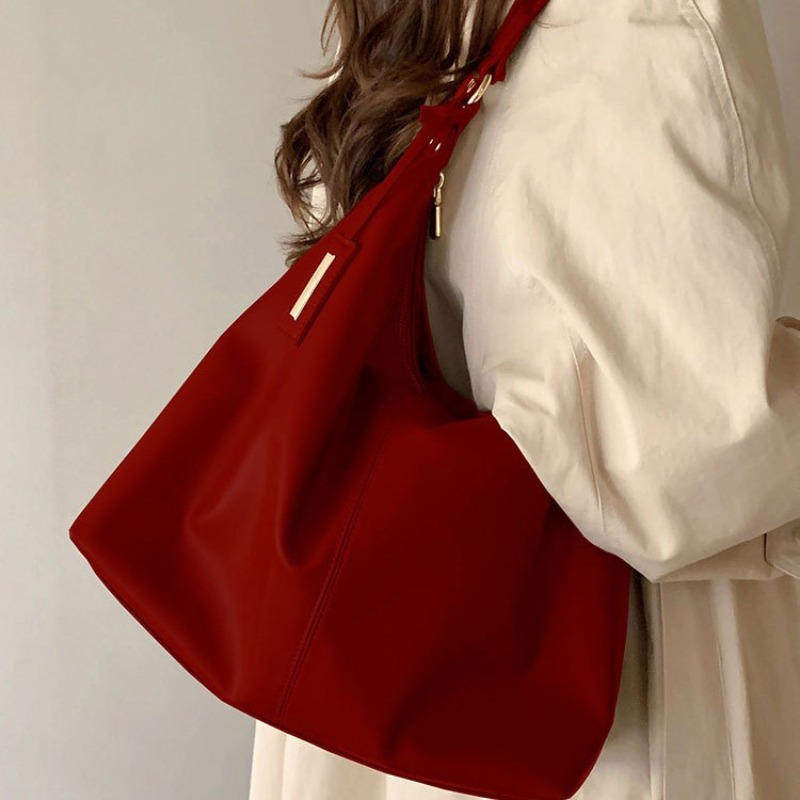 Embroidery Class - Bolsa tote vintage de grande capacidade