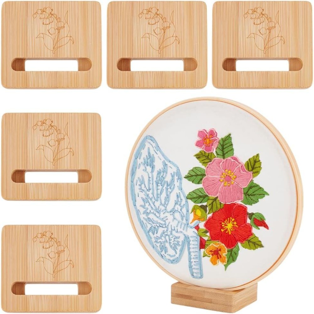 Embroidery Hoop Stand - 6 Peças de Suportes de Exibição