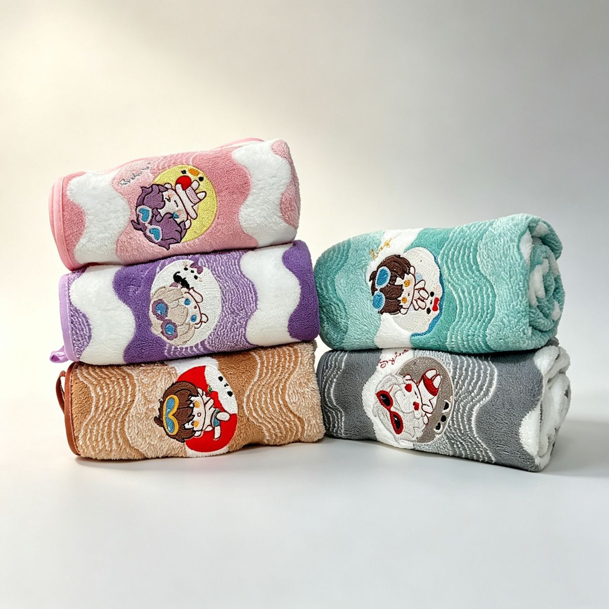 Embroidery Garments - Toalha de Mão de Coral Fleece