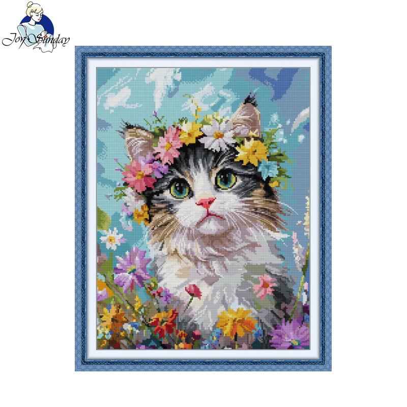 Embroidery Meaning - Kits de Bordado Joy Sunday, Gatinho