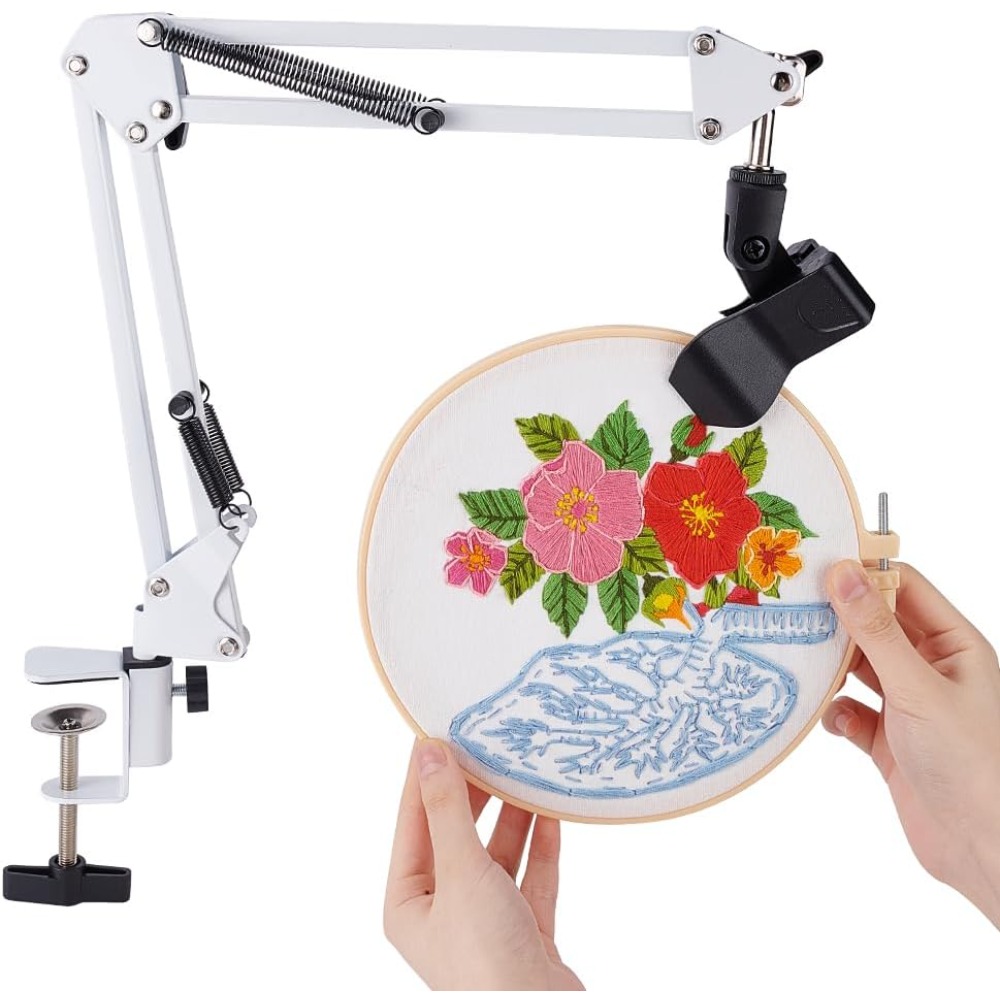 Embroidery Hoop Stand - Kit de suporte de mesa de
