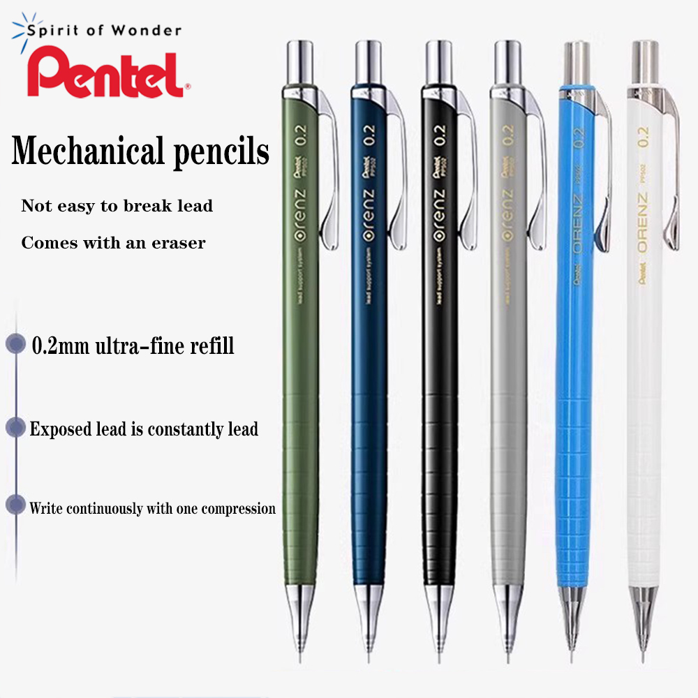 Pentel Pen Energel - Lápis Mecânico Pentel Orenz 0.2mm XPP502
