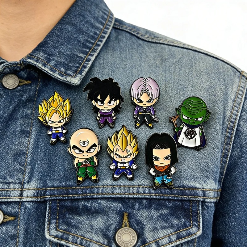 Conjunto de 7 Broches de Anime - Embroidery Textile avaliação e preço