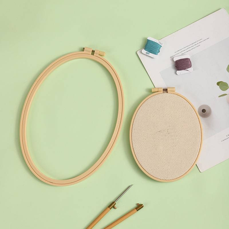 Aros De Bordado Oval De Plásti - Embroidery Hoop Stand avaliação e preço