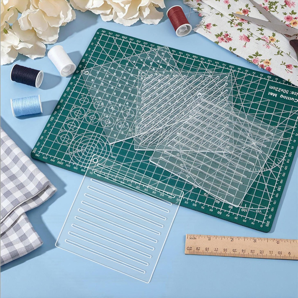Modelo de estêncil Sashiko acr - Embroidery Meaning avaliação e preço