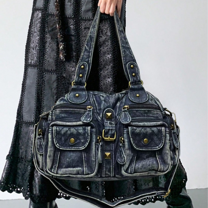 Bolsa tote jeans elegante para - Embroidery Class avaliação e preço