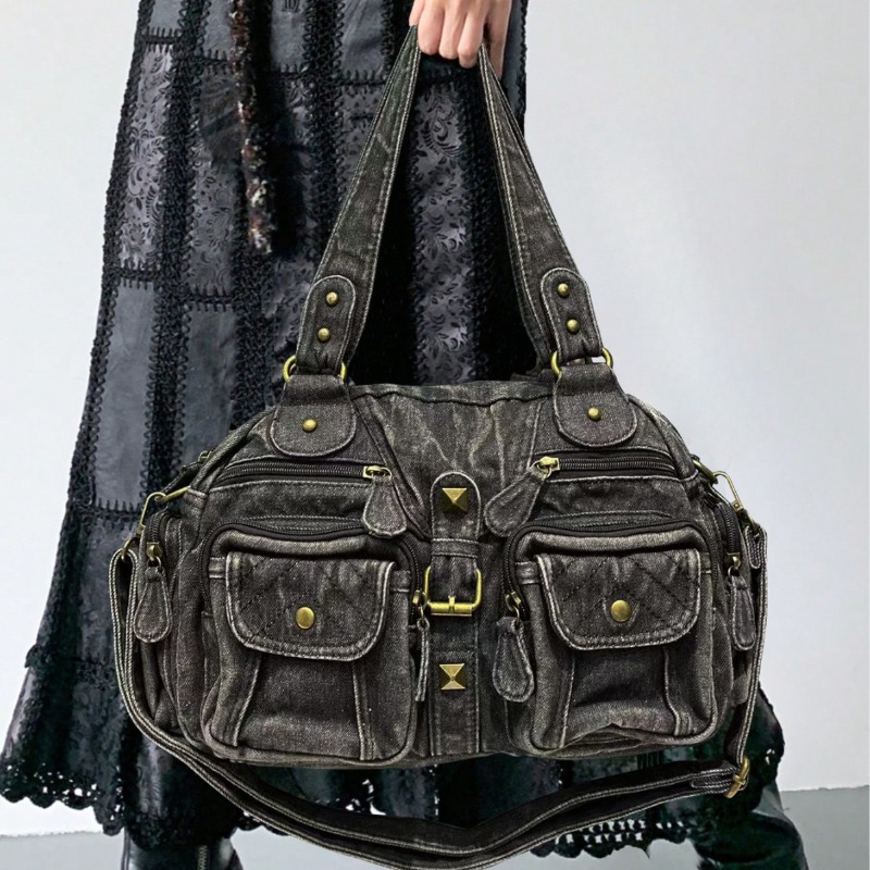 Bolsa tote jeans elegante para - Embroidery Class avaliação e preço