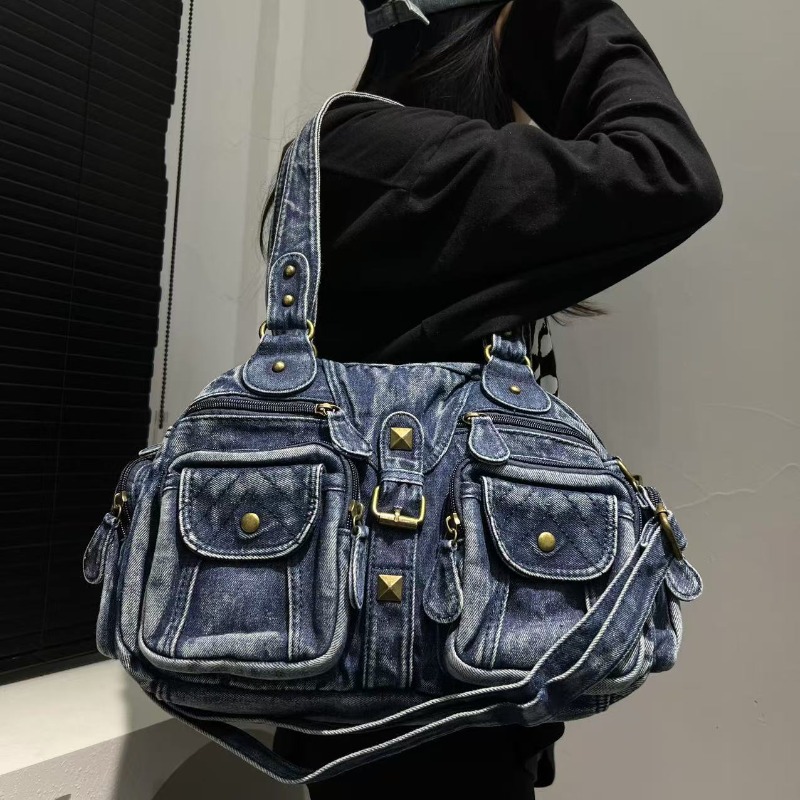 Bolsa tote jeans elegante para - Embroidery Class avaliação e preço