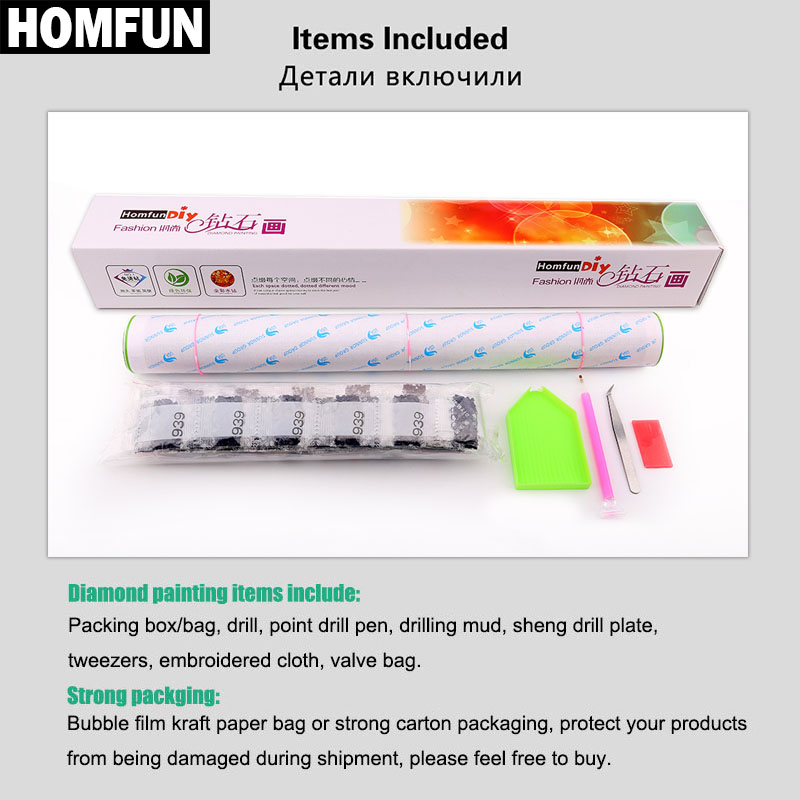 Homfun-pintura diamante 