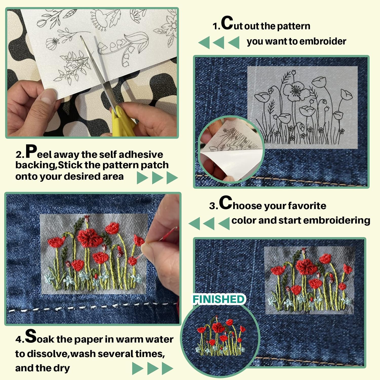 Estabilizador Solúvel em Água  - Embroidery Meaning avaliação e preço