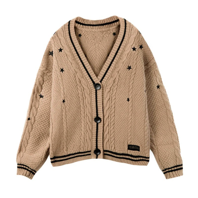 Cardigan destemido taylor over - Embroidery Thread Yarn avaliação e preço