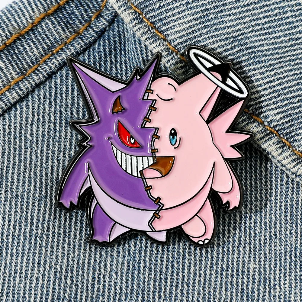 1 Peça Broche de Desenho Anima - Embroidery Textile avaliação e preço