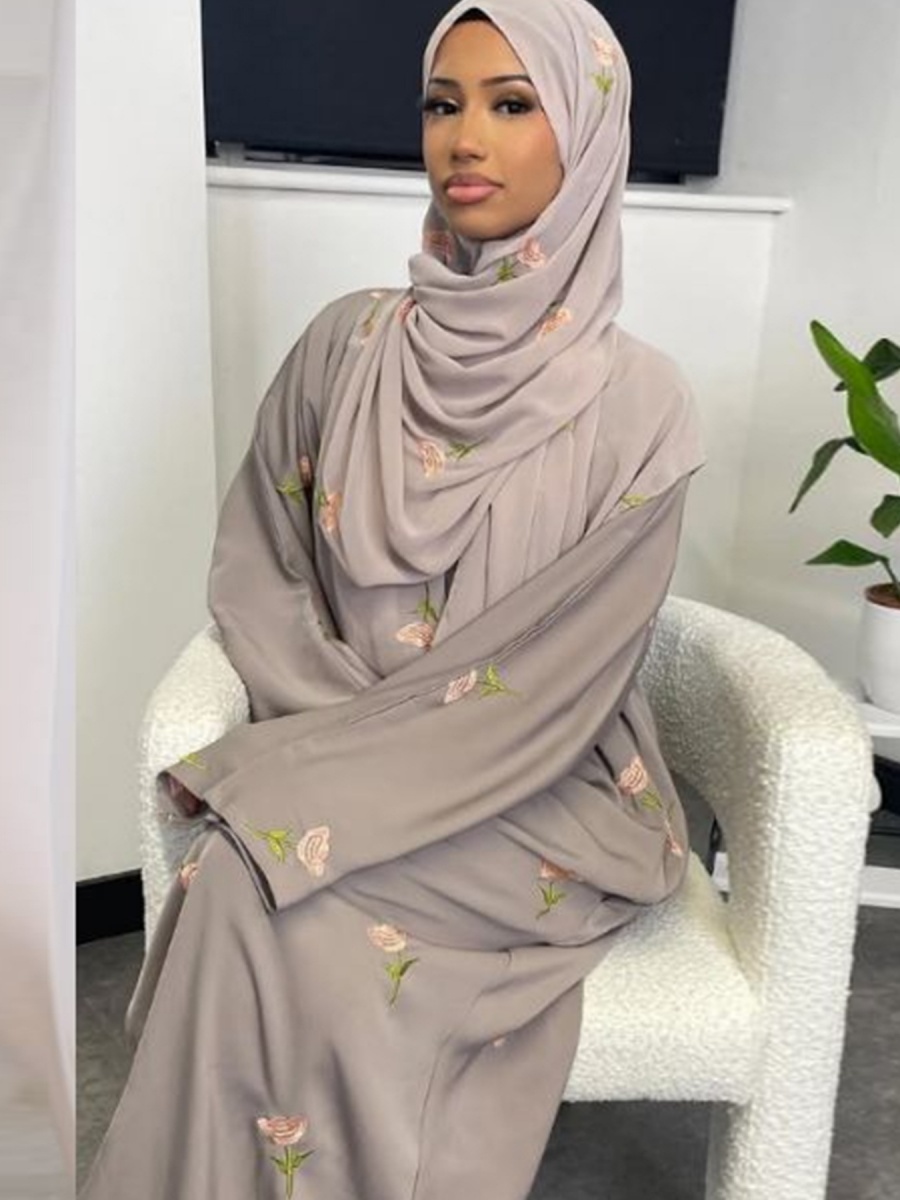 Abaya Luxuosa para Mulheres do - Embroidery Kebaya avaliação e preço