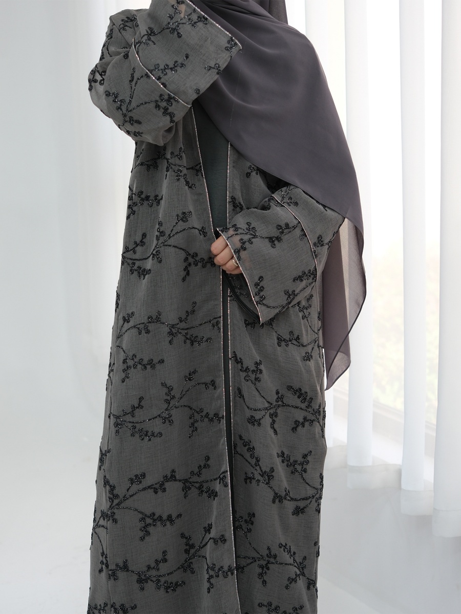 Mulheres muçulmanas dubai abay - Embroidery Kebaya avaliação e preço