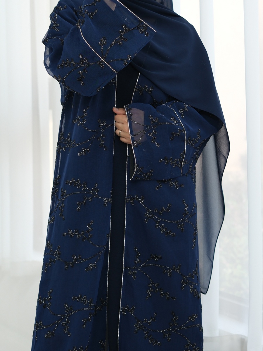 Mulheres muçulmanas dubai abay - Embroidery Kebaya avaliação e preço