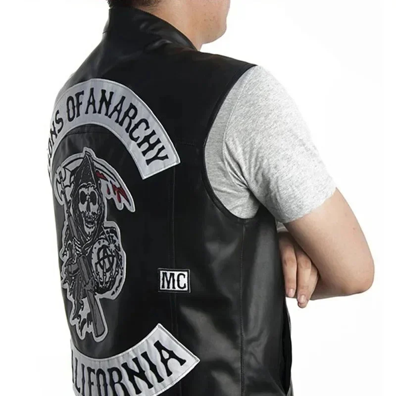 Colete Masculino de Couro PU A - Embroidery Garments avaliação e preço