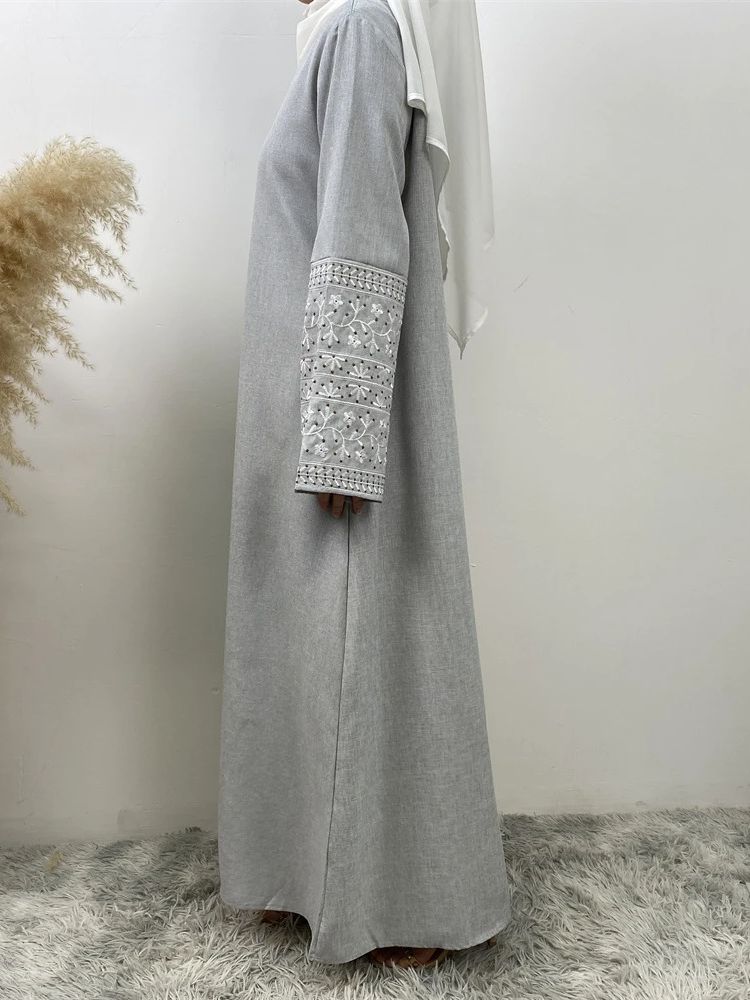 Vestidos muçulmanos monocromát - Embroidery Kebaya avaliação e preço
