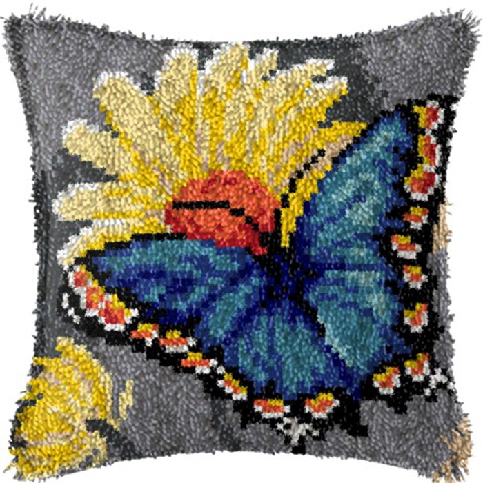 Smyrna flor trava gancho kit e - Embroidery Paper avaliação e preço