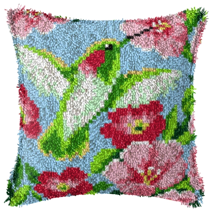 Smyrna flor trava gancho kit e - Embroidery Paper avaliação e preço