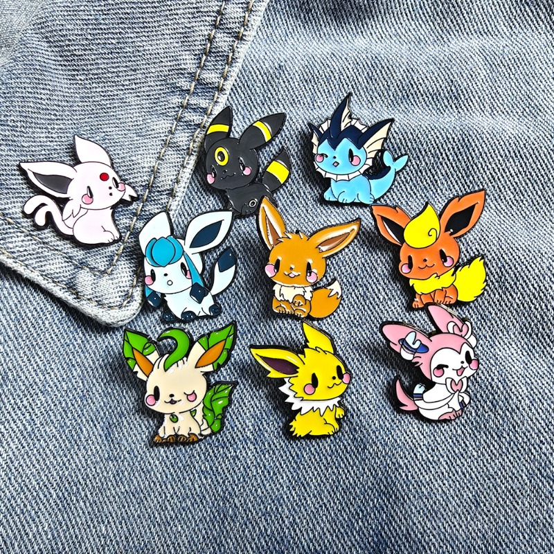Conjunto de 9 Broches de Anime - Embroidery Textile avaliação e preço