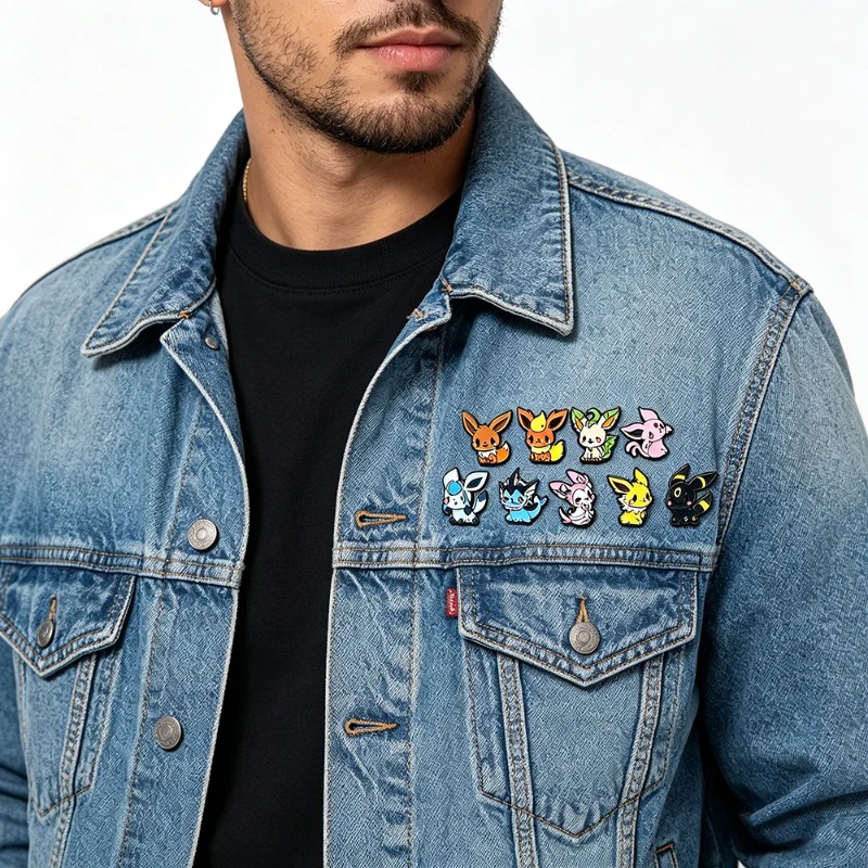 Conjunto de 9 Broches de Anime - Embroidery Textile avaliação e preço