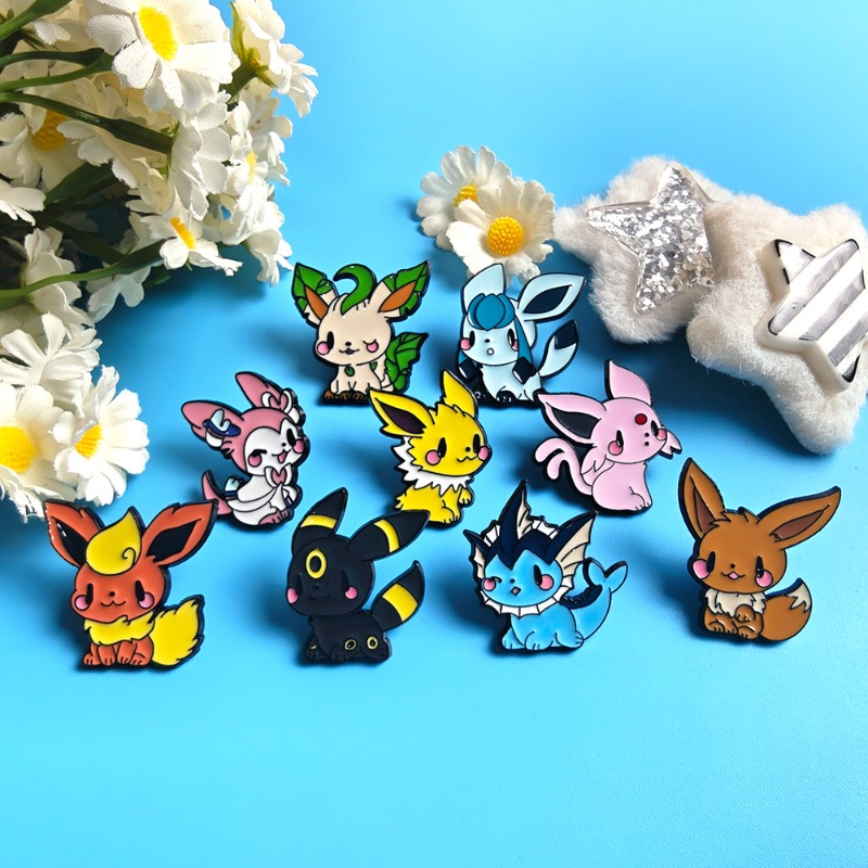 Conjunto de 9 Broches de Anime - Embroidery Textile avaliação e preço
