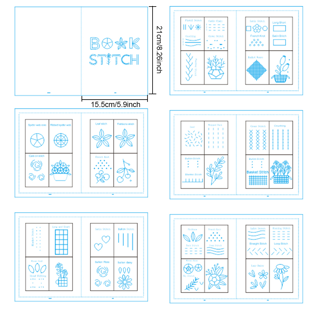 Conjunto de kit inicial de liv - Embroidery Guide Paper avaliação e preço