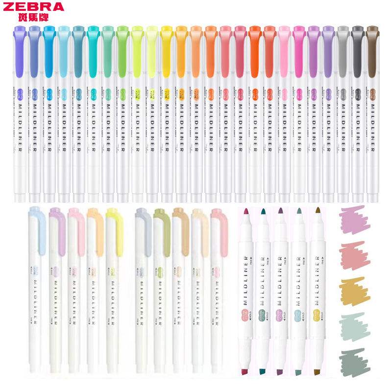 1/3 pçs zebra mildliner wkt7 c - Zebra Pen Sarasa avaliação e preço