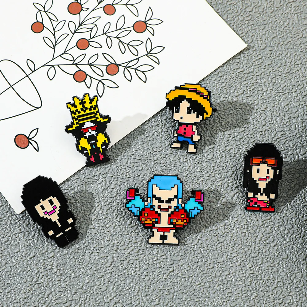 5 Peças Broche Estilo Pixel Cr - Embroidery Textile avaliação e preço