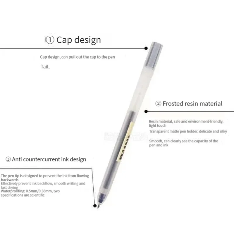 6/8 Pçs/set MUJIs Caneta Gel P - Pentel Pen Energel avaliação e preço