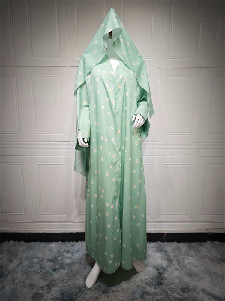 Ramadan eid aberto khimar quim - Embroidery Kebaya avaliação e preço