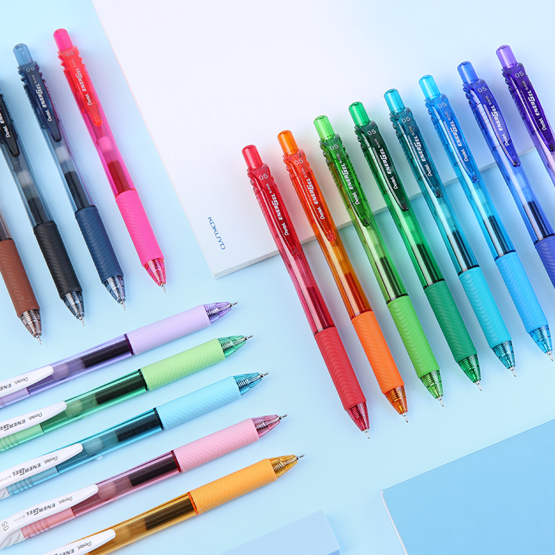 12 cores/lote canetas japonesa - Pentel Pen Energel avaliação e preço