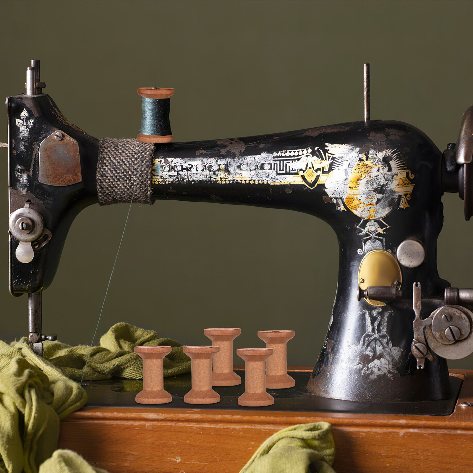 20 Peças de Bobinas de Madeira - Embroidery Thread Yarn avaliação e preço