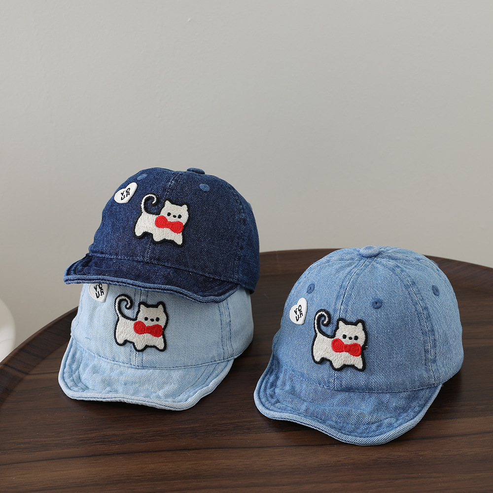 Boné infantil lavável de denim - Embroidery Garments avaliação e preço
