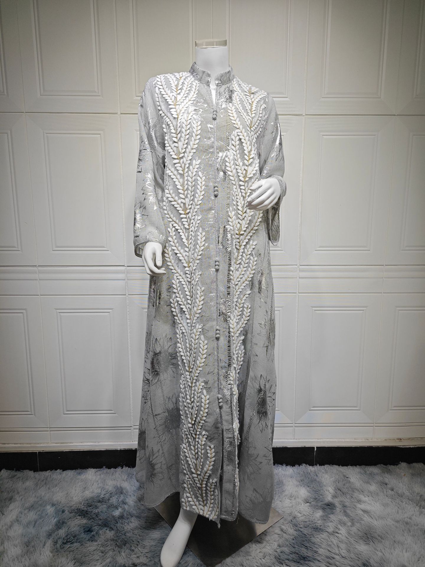 Uni ramadan dubai bordado vest - Embroidery Kebaya avaliação e preço