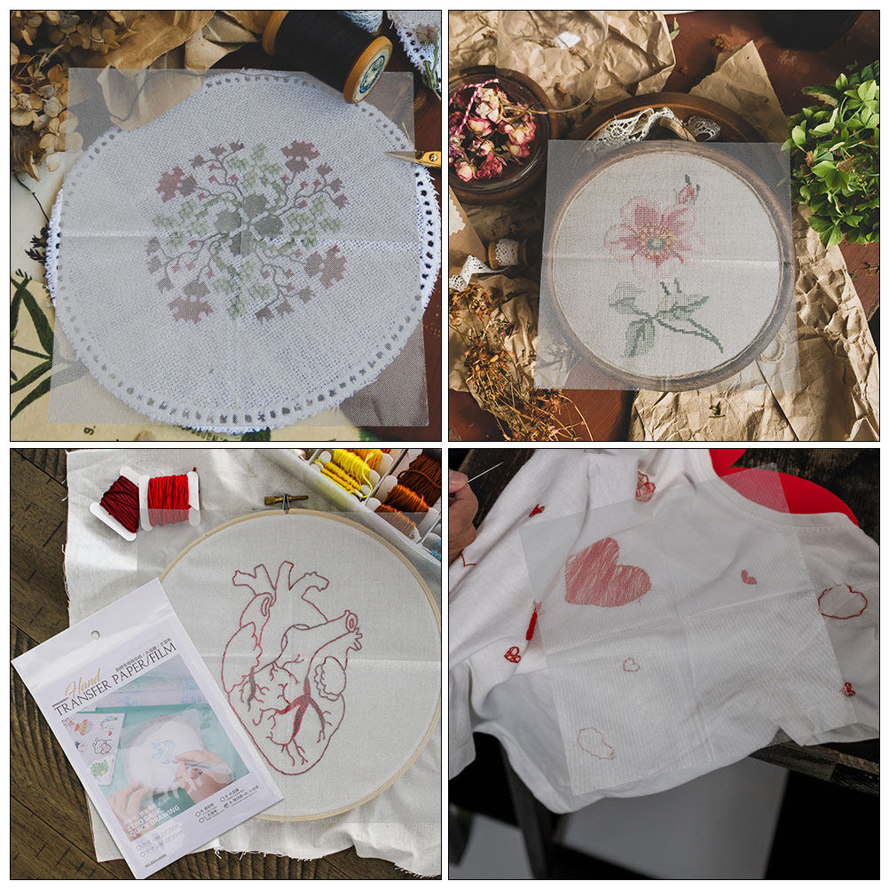 Conjunto de 8 Peças de Papel d - Embroidery Paper avaliação e preço