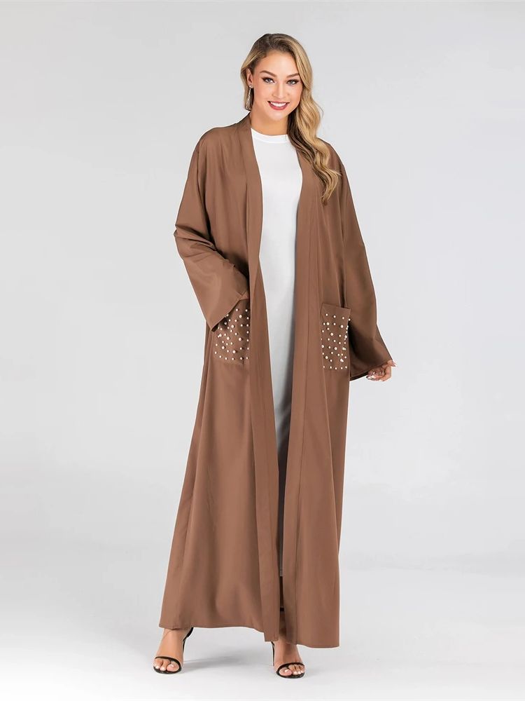 Ramadan bordado aberto quimono - Embroidery Kebaya avaliação e preço